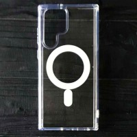 Чехол Samsung S918 Galaxy S23 Ultra, Silicone Classic Case, MagSafe, Прозрачный