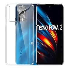 Чохол Tecno Pova 2, BeCover, Прозорий