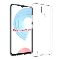 Чехол Realme C21Y, Realme C25Y, BeCover, Прозрачный