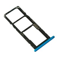 Слот SIM-карты (лоток) Huawei Y6P, с разъемом карты памяти, Синий