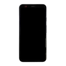 Дисплей Google Pixel 4, (PRC), з сенсором, з рамкою, IPS, Чорний