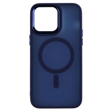 Чохол Apple iPhone 15 Pro Max, Color Chrome Case, Dark Blue, MagSafe, Синій