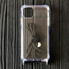 Чохол Apple iPhone 14 Pro Max, Rope Clear Case, Чорний