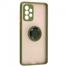 Чохол Samsung A536 Galaxy A53 5G, Goospery Ring Case, Khaki, Зелений