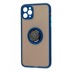 Чохол Apple iPhone 15 Pro Max, Goospery Ring Case, Dark Blue, Синій