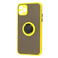 Чохол Apple iPhone 11 Pro Max, Goospery Ring Case, Жовтий