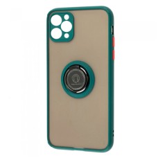 Чохол Apple iPhone 12 Mini, Goospery Ring Case, Оливковий