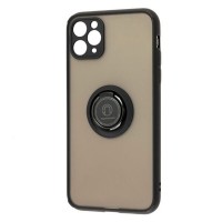 Чехол Apple iPhone 12 Pro Max, Goospery Ring Case, Черный