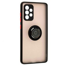 Чохол Xiaomi Redmi A1 Plus, Redmi A2 Plus, Goospery Ring Case, Чорний З Червоним, Чорний