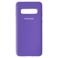 Чохол Samsung G973 Galaxy S10, Original Soft Case, Ліловий