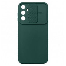 Чохол Samsung A155 Galaxy A15, Soft TPU Armor CamShield, Dark Green, Зелений