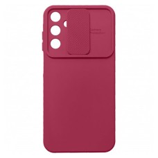 Чохол Samsung A155 Galaxy A15, Soft TPU Armor CamShield, Wine Red, Червоний