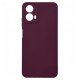 Чехол Motorola Moto G34, Original Soft Case, Бордовый