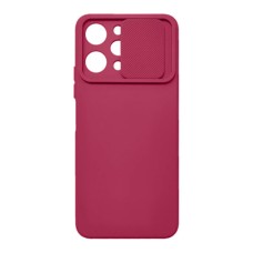 Чохол Xiaomi Redmi 12, Soft TPU Armor CamShield, Wine Red, Червоний