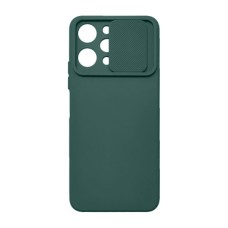 Чохол Xiaomi Redmi 12, Soft TPU Armor CamShield, Dark Green, Зелений