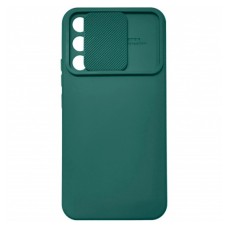 Чохол Samsung A346 Galaxy A34 5G, Soft TPU Armor CamShield, Dark Green, Зелений