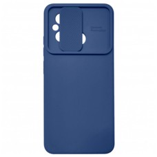 Чохол Xiaomi Redmi 12C, Soft TPU Armor CamShield, Dark Blue, Синій