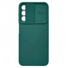 Чохол Samsung A145 Galaxy A14, Soft TPU Armor CamShield, Dark Green, Зелений