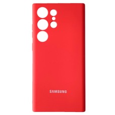 Чохол Samsung S908 Galaxy S22 Ultra, Original Soft Case, Червоний