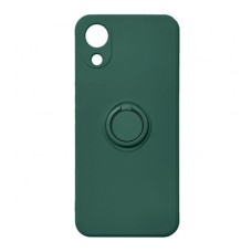 Чохол Samsung A032 Galaxy A03 Core, CaseVsMagnet Ring, Dark Green, Зелений