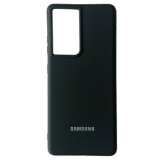 Чохол Samsung G998 Galaxy S21 Ultra, Original Soft Case, Чорний