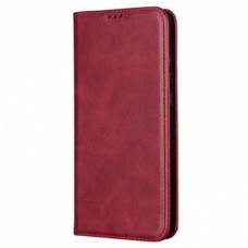 Чохол-книжка Xiaomi Redmi 12C, Leather Case Fold, Dark Red, Червоний