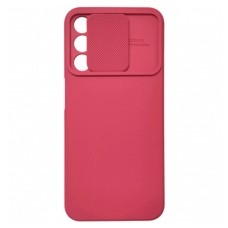 Чохол Samsung M146 Galaxy M14, Soft TPU Armor CamShield, Wine Red, Червоний