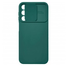 Чохол Samsung A245 Galaxy A24, Soft TPU Armor CamShield, Dark Green, Зелений