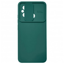 Чохол Xiaomi Redmi 12C, Soft TPU Armor CamShield, Dark Green, Зелений