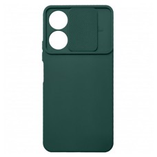 Чохол Xiaomi Poco C65, Redmi 13C, Soft TPU Armor CamShield, Dark Green, Зелений