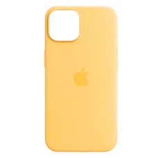 Чохол Apple iPhone 14, Silicone Classic Case, Sun Glow, MagSafe, Жовтий