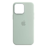 Чехол Apple iPhone 14 Pro, Silicone Classic Case, MagSafe, Succulent, Зеленый
