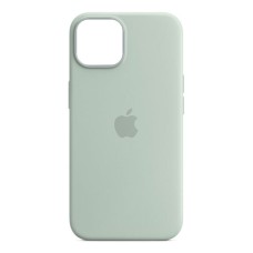 Чохол Apple iPhone 14, Silicone Classic Case, Succulent, MagSafe, Зелений