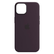 Чохол Apple iPhone 14, Silicone Classic Case, Elderberry, MagSafe, Фіолетовий