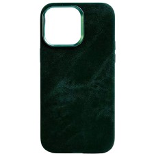 Чохол Apple iPhone 13 Pro, Fine Woven Case, Темно-зелений, MagSafe, Зелений