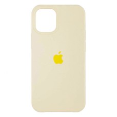 Чохол Apple iPhone 12 Pro, Original Soft Case, Crem Yellow, Жовтий