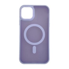 Чохол Apple iPhone 12 Pro Max, Stiff Cover Colorful Matte, Light Violet, MagSafe, Фіолетовий