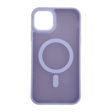 Чохол Apple iPhone 13 Pro, Stiff Cover Colorful Matte, Light Violet, MagSafe, Фіолетовий