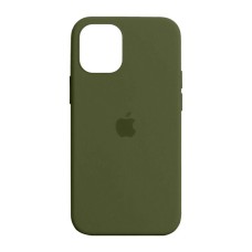 Чохол Apple iPhone 12, iPhone 12 Pro, Original Soft Case, Сіро-Зелений, Зелений