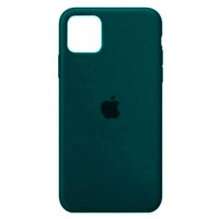 Чехол Apple iPhone 12, Original Soft Case, Dark Green, Зеленый