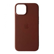 Чохол Apple iPhone 14 Pro, Leather Case Color, Umber, MagSafe, Коричневий