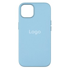 Чохол Apple iPhone 15 Pro Max, Leather Case Color, Sky Blue, MagSafe, Блакитний