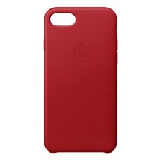 Чохол Apple iPhone 7, iPhone 8, iPhone SE 2020, Leather Case Color, Червоний