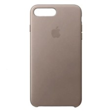 Чохол Apple iPhone 7 Plus, iPhone 8 Plus, Leather Case Color, Taupe, Сірий