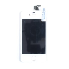 Дисплей Apple iPhone 4, (High quality), з сенсором, з рамкою, IPS, Білий