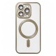 Чехол Apple iPhone 12 Pro, Metallic Full Camera Matte, MagSafe, Золотой