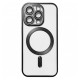 Чехол Apple iPhone 14 Pro, Metallic Full Camera Matte, MagSafe, Черный