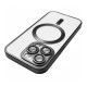 Чехол Apple iPhone 14 Pro, Metallic Full Camera Matte, MagSafe, Черный