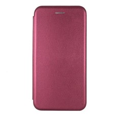 Чохол-книжка Xiaomi Redmi 10, Premium Leather, Бордовий