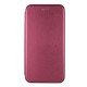 Чехол-книжка Samsung J730 Galaxy J7, Premium Leather, Бордовый